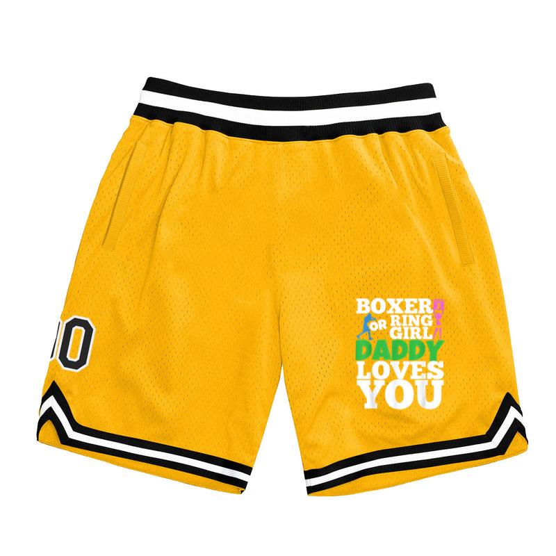 Boxer Or Ring Girl Daddy Loves You Boxing Classic Basketball Shorts 