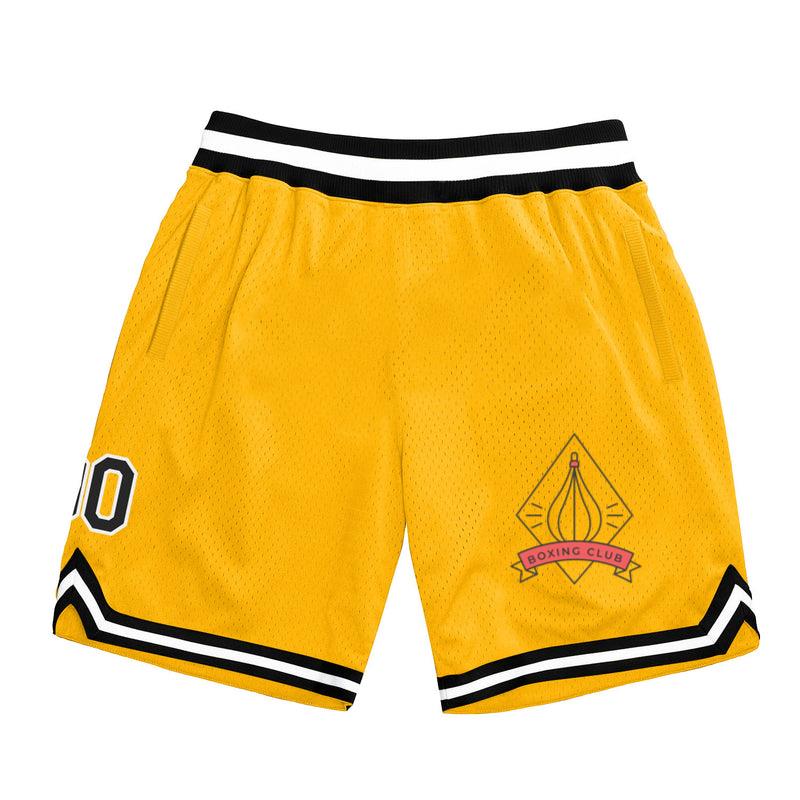 Boxing Club Punchbag Rhomb Colored Badge Sticker Classic Basketball Shorts 