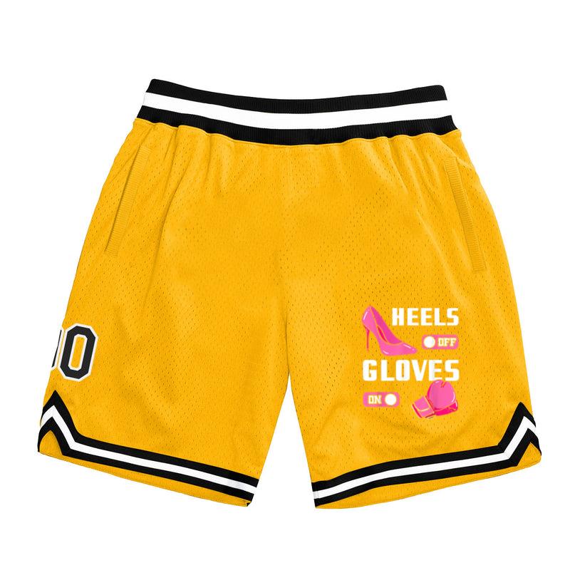 Boxing Heels Off Gloves On Classic Basketball Shorts 