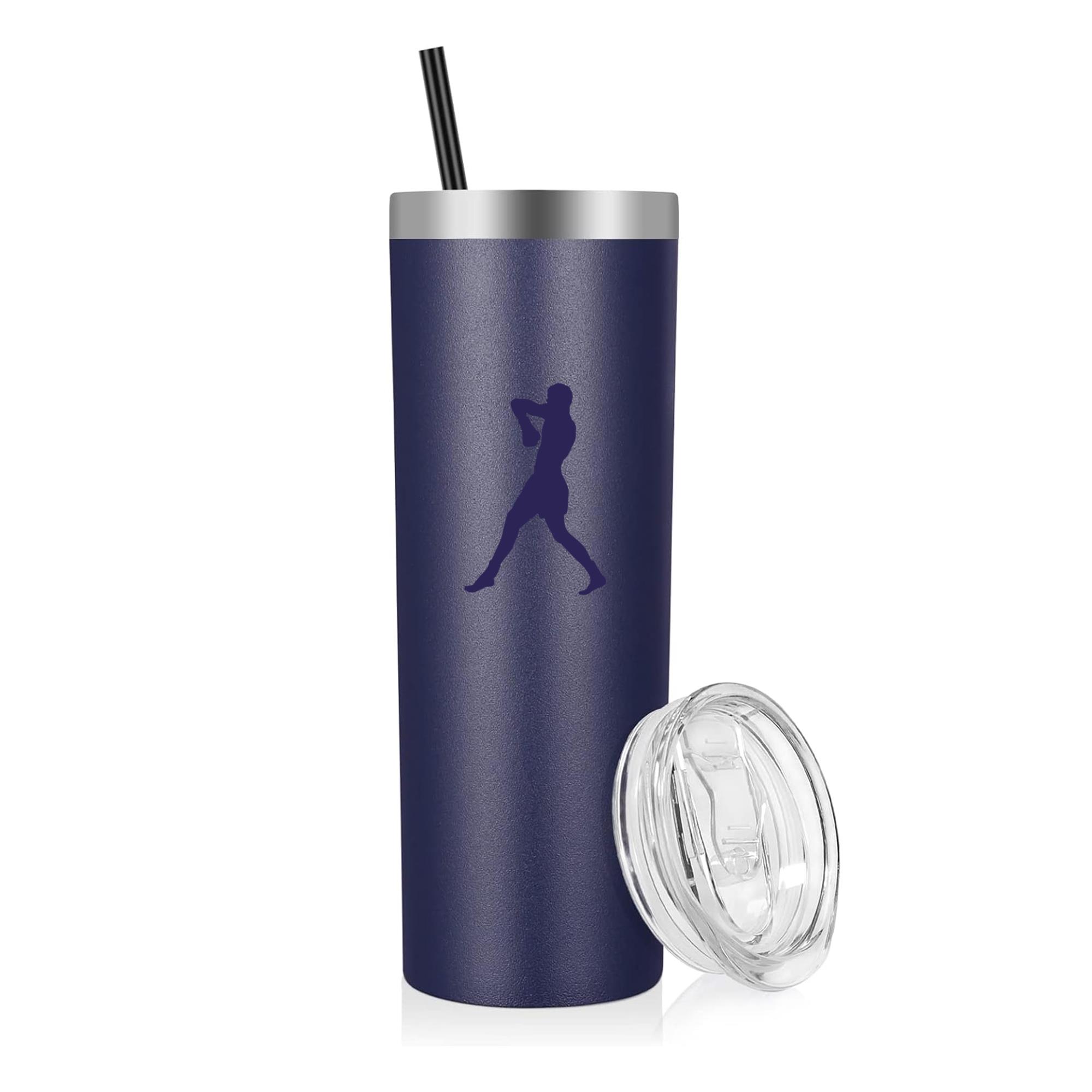 Kickboxing Defense Silhouette 20oz Stainless Steel Tumbler