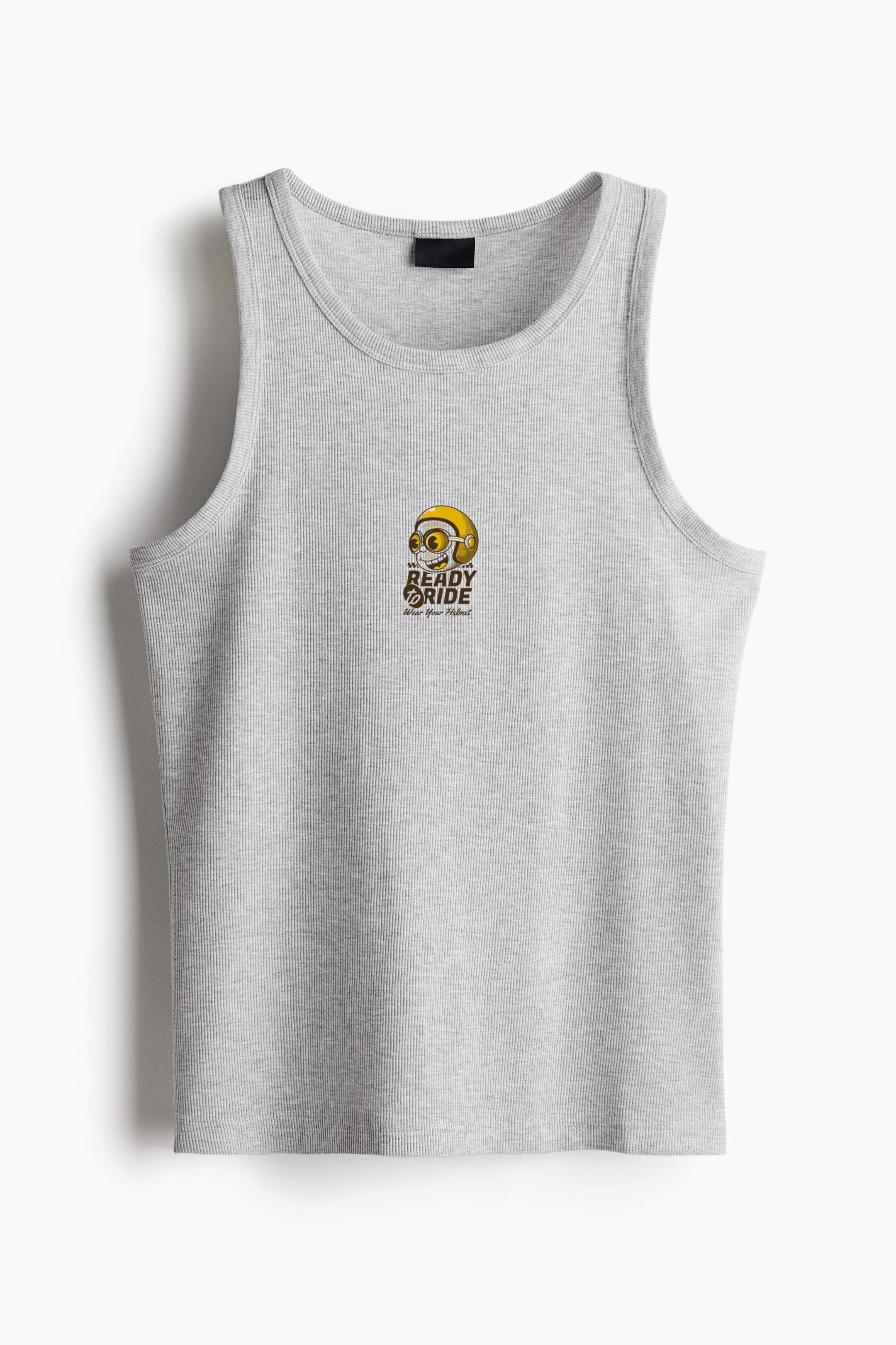 Mechanic Motorbike Peaceful Modern Classic Unisex Tank Top