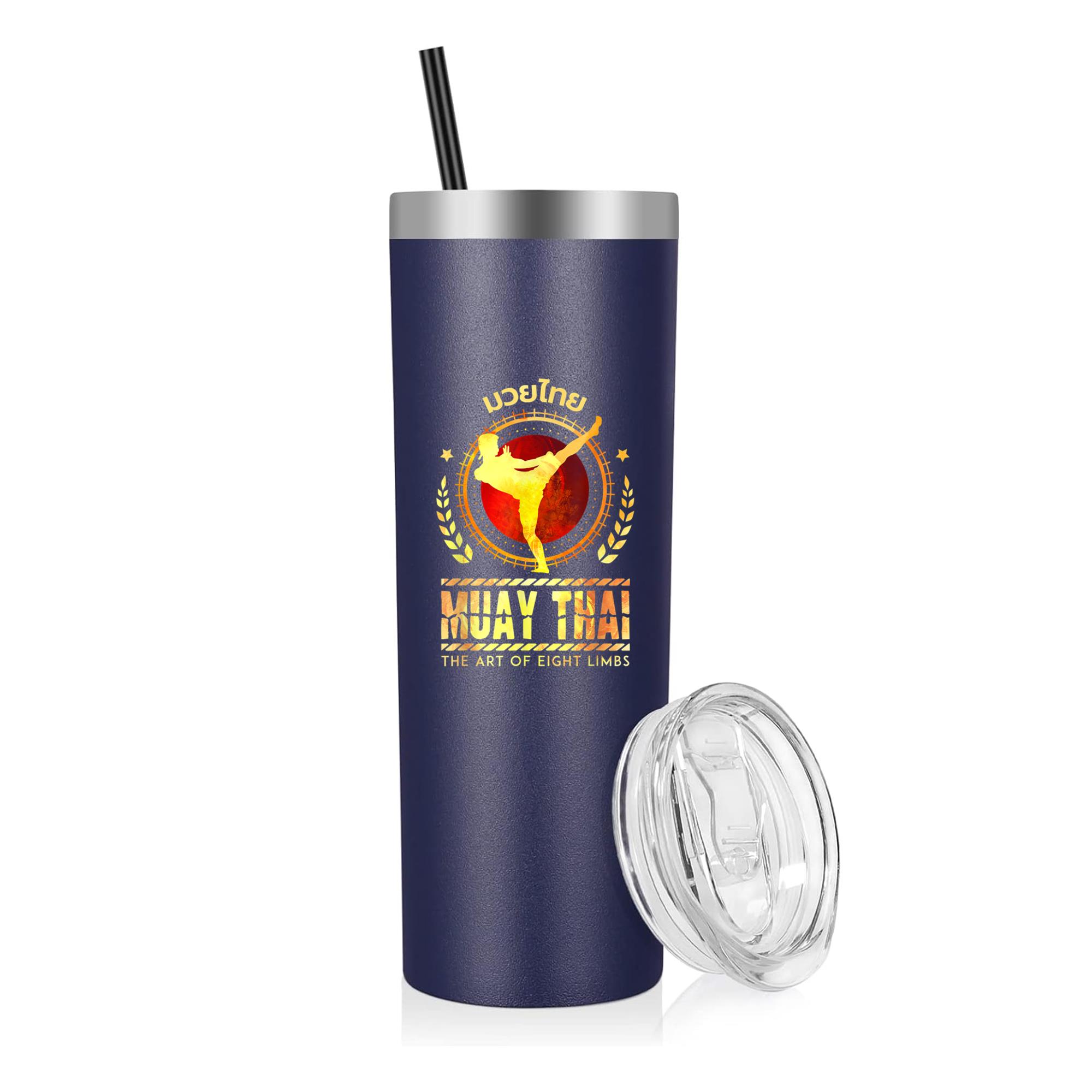 Muay Thai Boxing 20oz Stainless Steel Tumbler