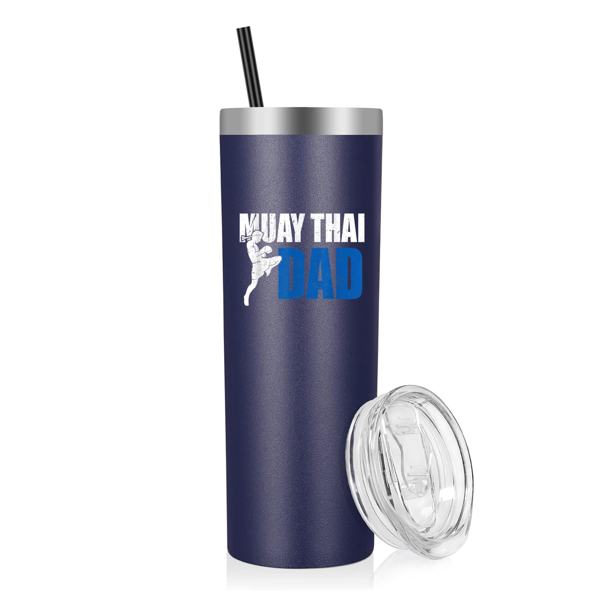 Muay Thai Dad Boxing 20oz Stainless Steel Tumbler