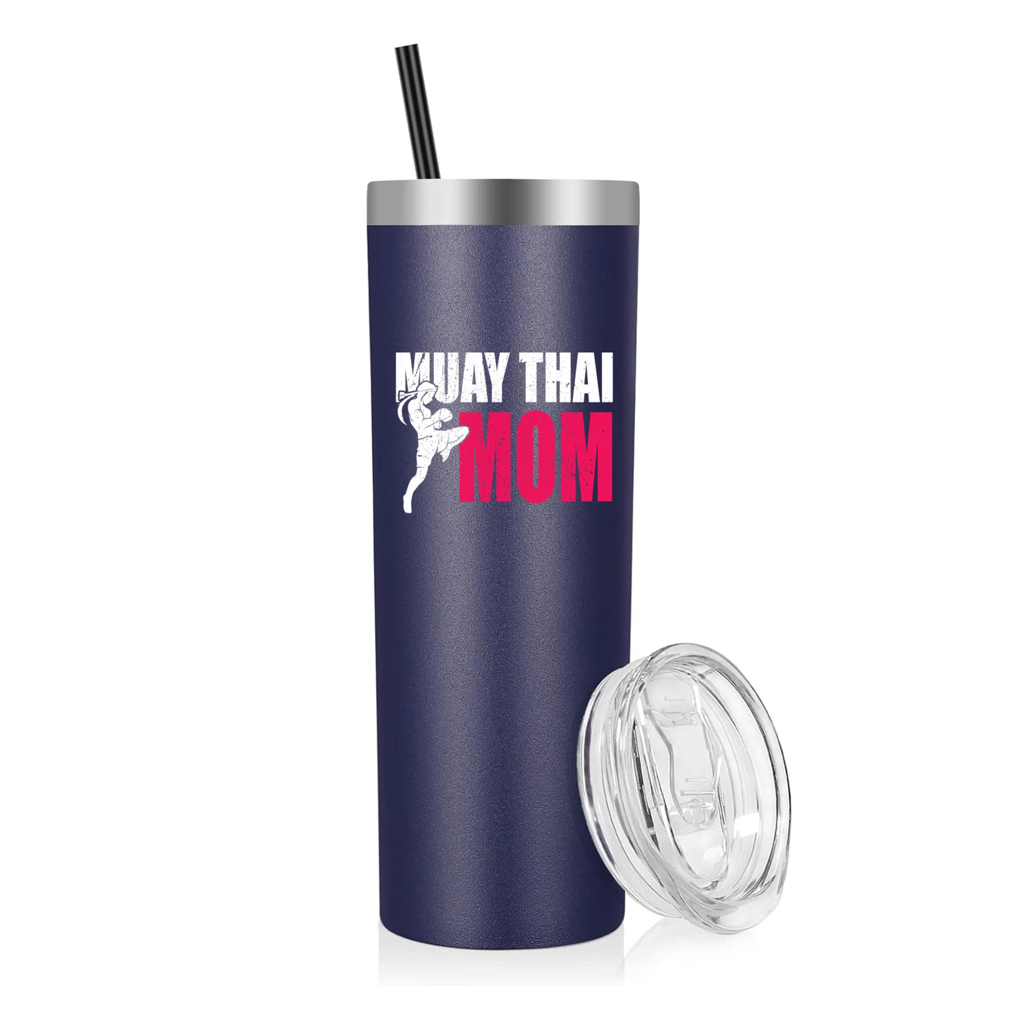 Muay Thai Mom Boxing 20oz Stainless Steel Tumbler